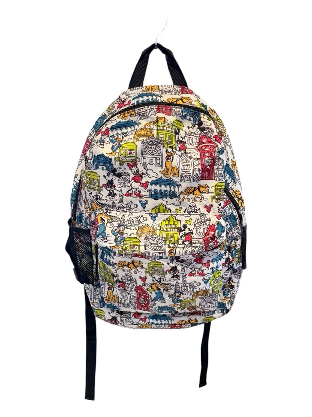 DISNEY Parks Mickey & friends Theme Park Comic Style Backpack/Rare - GREAT COND!